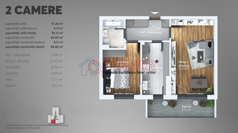 Grand Arena Mall - Sector 4 - Doar 75.900 Euro